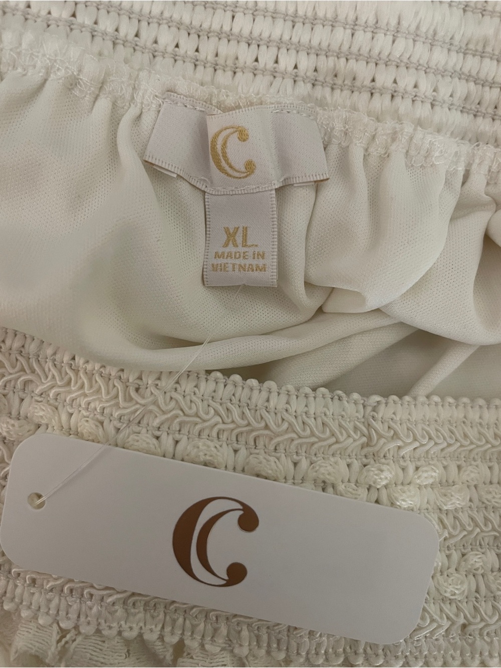 Charming Charlie Dress Size XL Cream Lace NWT - Picture 7 of 10